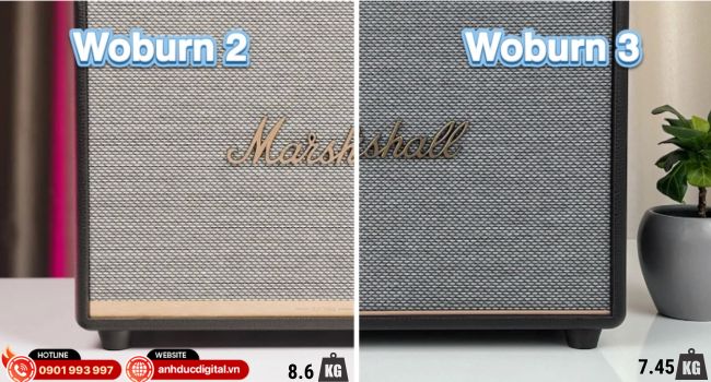 So sánh Loa Marshall Woburn 2 và Marshall Woburn 3