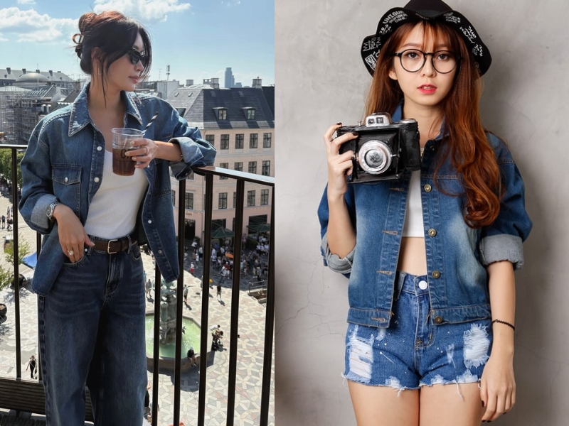 phối đồ với áo 2 dây