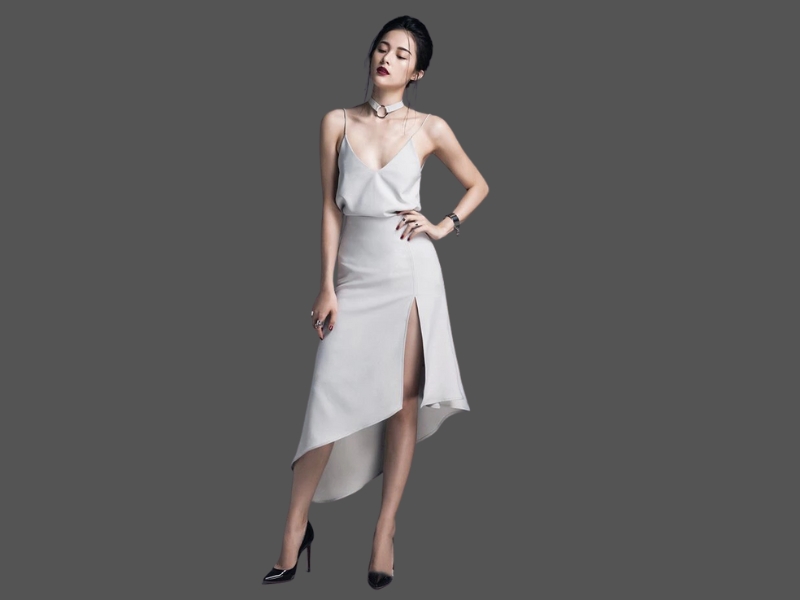 phối đồ với áo 2 dây