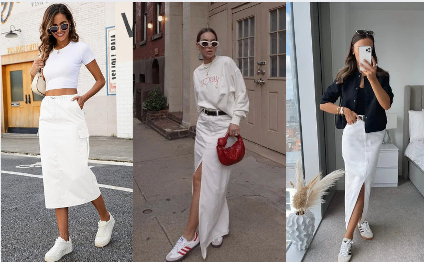 Vẻ ngoài thời thượng với quần cargo mạnh mẽ và croptop đầy thu hút
