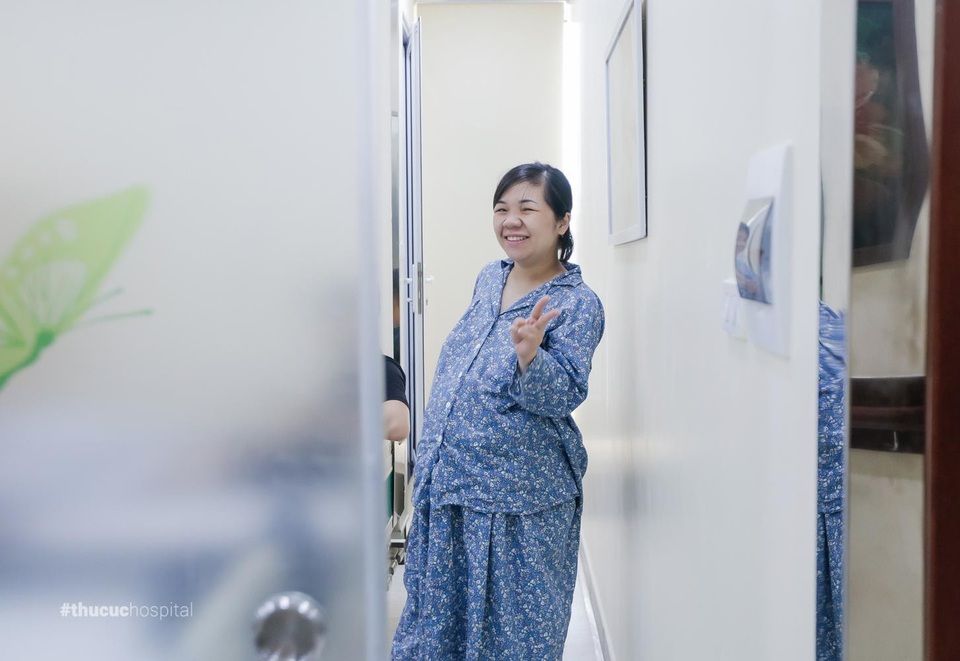 Lựa chọn Thai sản trọn gói tại Bệnh viện ĐKQT Thu Cúc chị Giang cảm thấy hành trình mang thai và sinh nở nhẹ nhàng hơn rất nhiều
