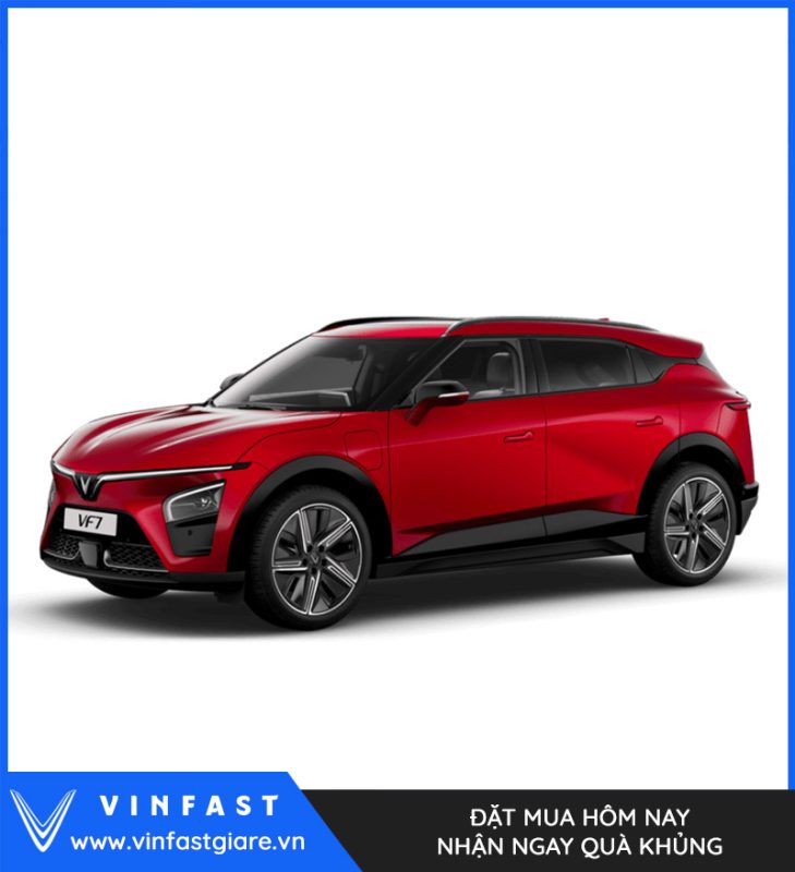 Vinfast VF7 Eco/ Plus Màu Đỏ Giá Lăn Bánh Thông Số Tính Năng