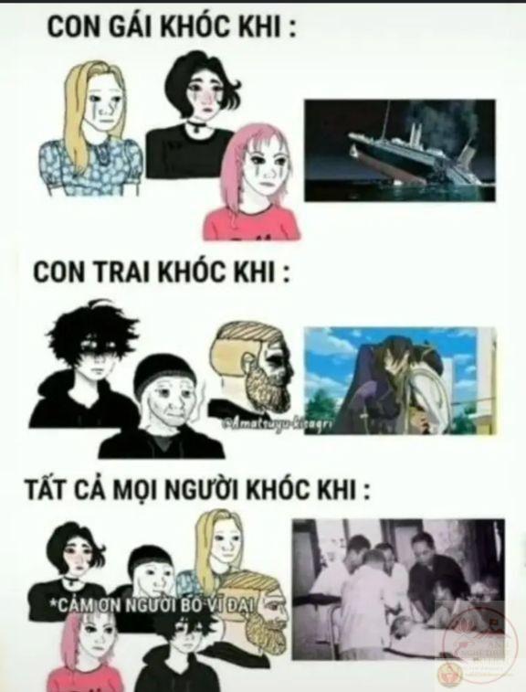 Khi được thêm vào ảnh bất kỳ, câu chữ này luôn gợi tiếng cười