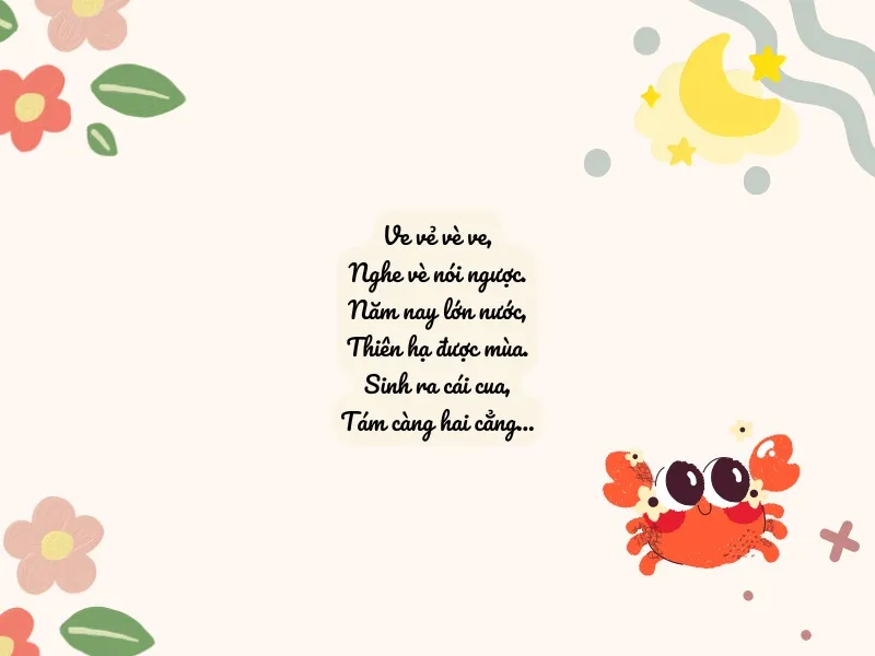 Những bài vè nói ngược cho trẻ mầm non và lớp 1 – 5