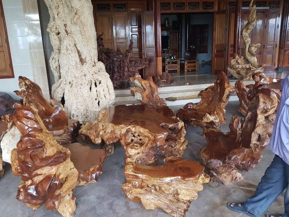 Lục bình bằng gỗ Nu