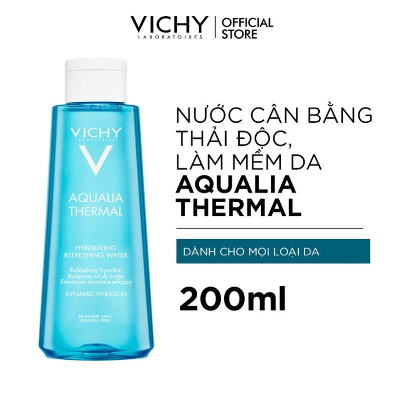 Nước cân bằng cấp ẩm và làm mát cho làn da Vichy Aqualia Thermal Hydrating Refreshing Water