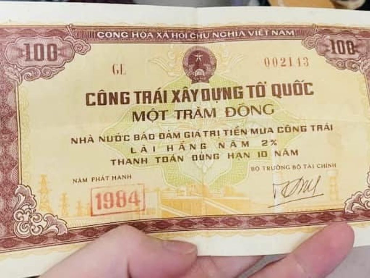 Công trái xây dựng Tổ quốc được phát hành nhằm huy động nguồn vốn trong Nhân dân