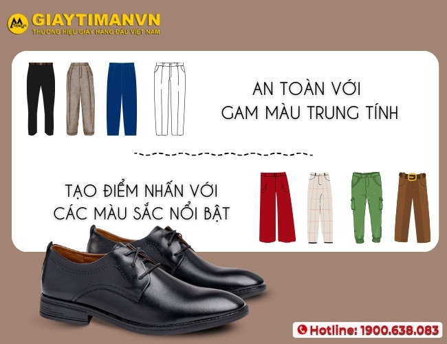 Giày Đen Phối Với Quần Màu Gì? Bật Mí Cách Phối Đồ Đẹp Cho Quý Ông