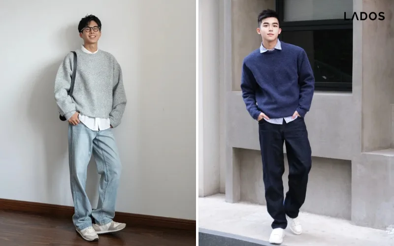 Outfit di tiec mua dong cho nam