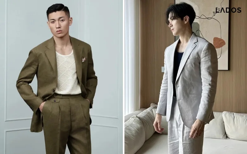 ao thun ba lo mix ao blazer