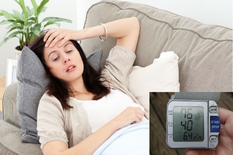 hoa mắt chóng mặt ngất xỉu gây nên bệnh huyết áp thấp