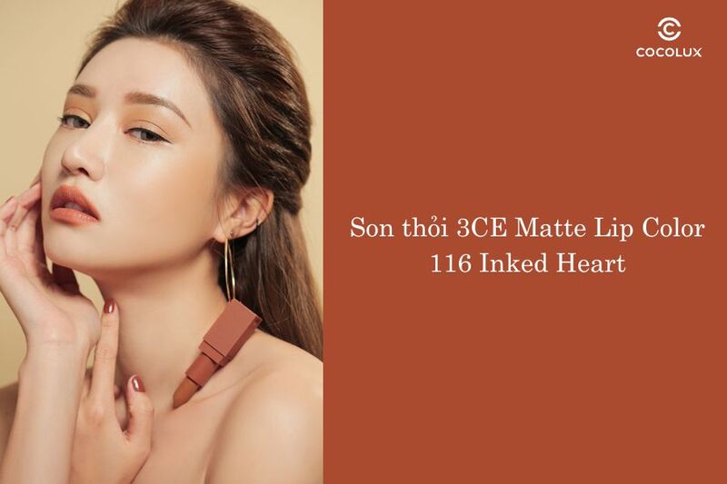 Son thỏi 3CE Matte Lip Color 116 Inked Heart
