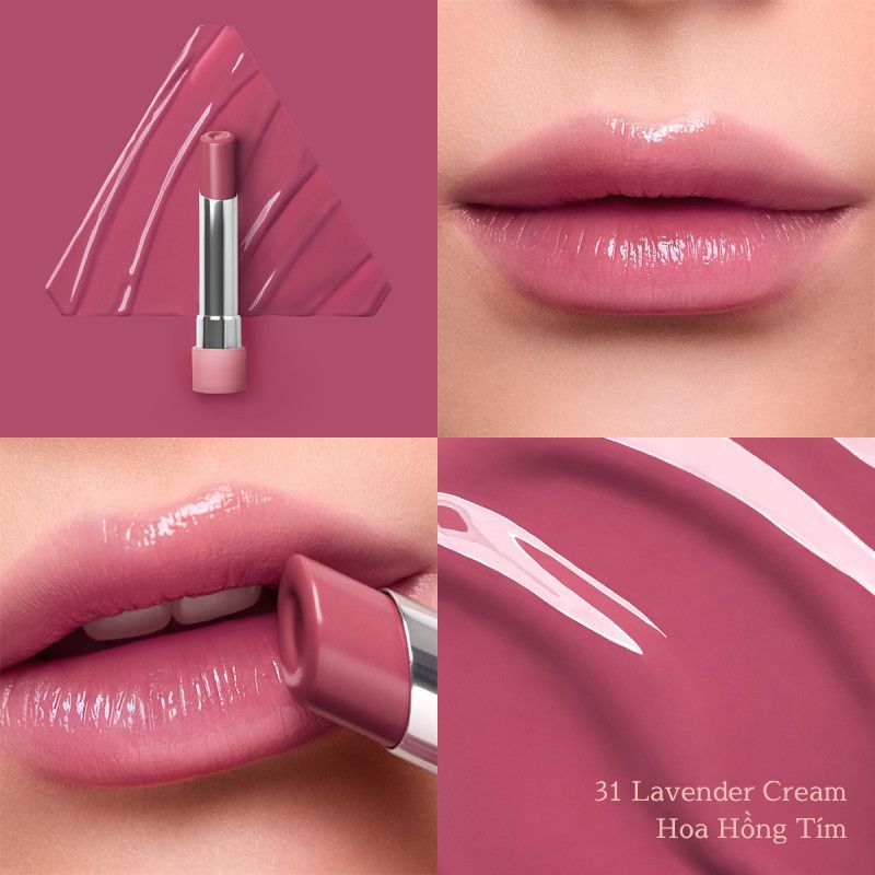 Son Bóng Dưỡng Môi 3CE Glazy Lip Glow 3.2G