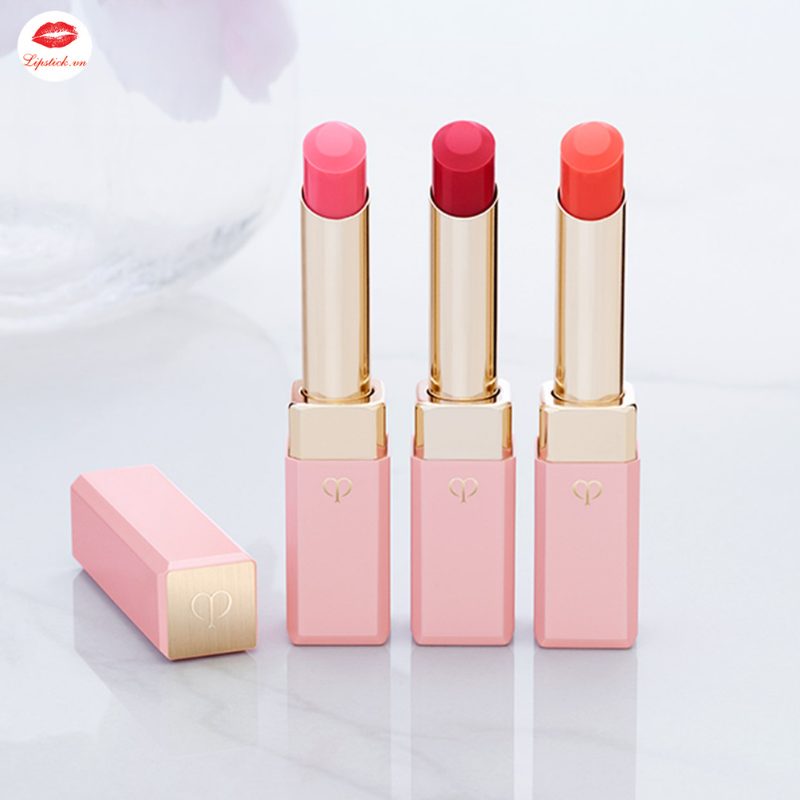 son dưỡng môi cle de peau màu đỏ hồng
