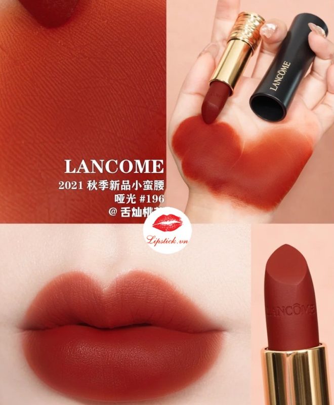 Son Lancome 196 French Touch Màu Đỏ Gạch