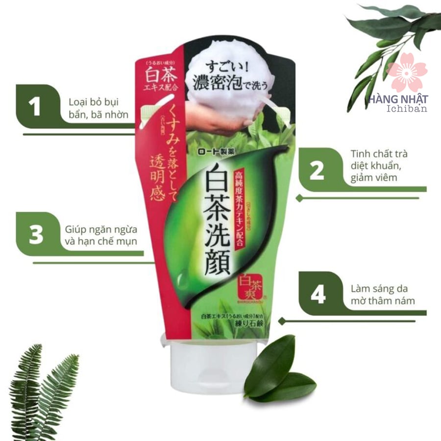 sữa rửa mặt trà xanh