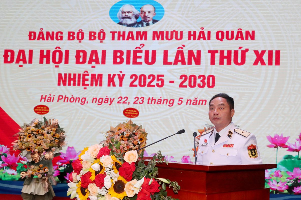 Đại hội đại biểu Đảng bộ Bộ Tham mưu Hải quân lần thứ XII thành công tốt đẹp