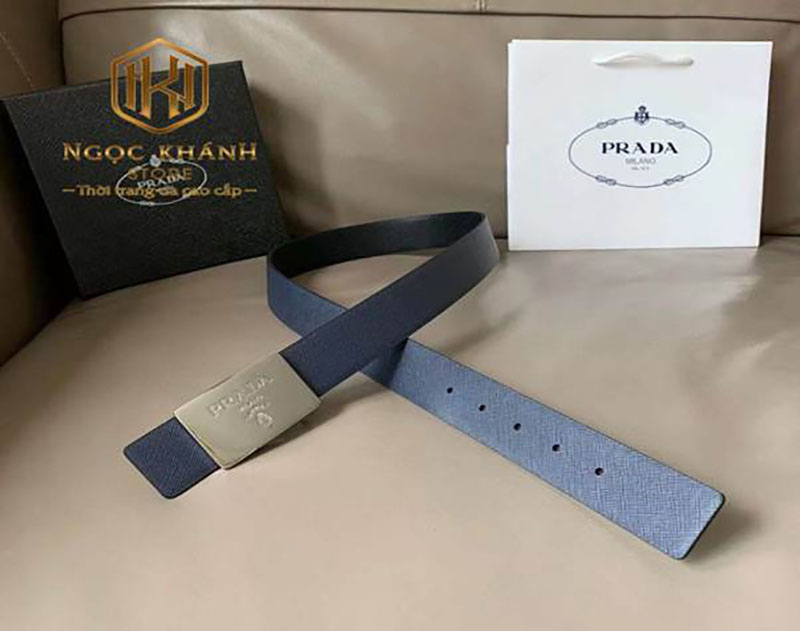 thắt lưng da prada