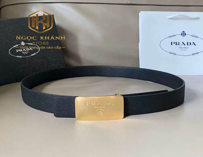 thắt lưng da prada