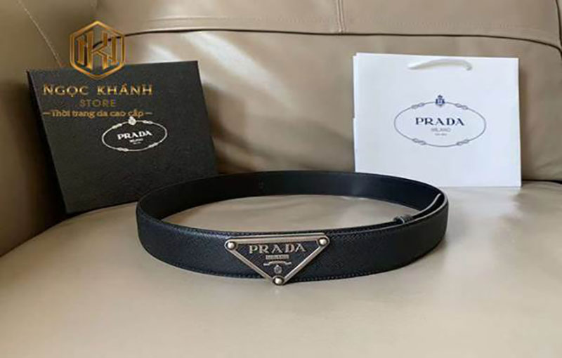 thắt lưng da prada