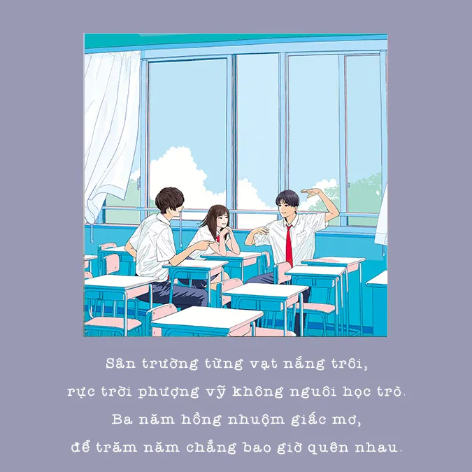 Thơ về tuổi học trò tinh nghịch, vụng dại 3