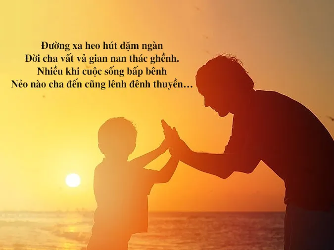 Tổng hợp những bài thơ về cha hay và cảm động nhất 7