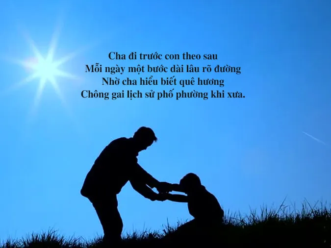 Tổng hợp những bài thơ về cha hay và cảm động nhất 8