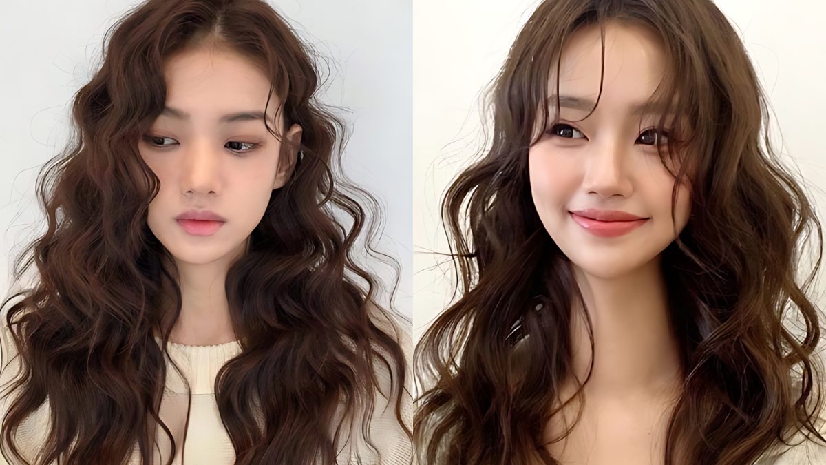kiểu uốn tóc mì tôm nam nữ