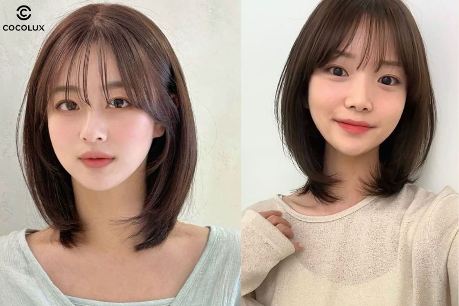 Tóc ngắn mái thưa là kiểu tóc quốc dân vừa cá tính vừa dịu dàng, dễ che khuyết điểm và biến tấu linh hoạt