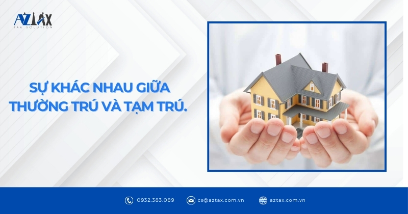 Sự khác nhau giữa thường trú và tạm trú.