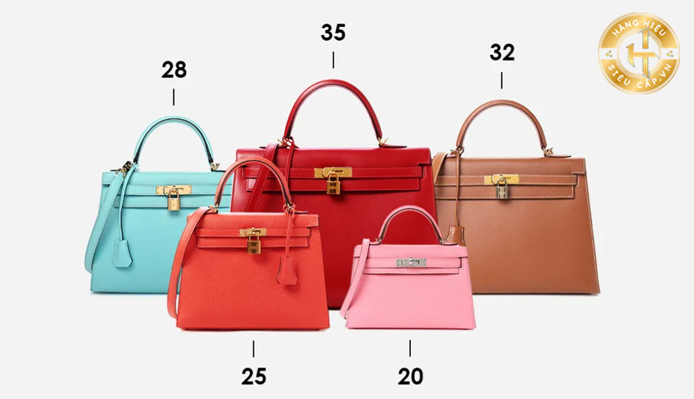 Size túi Hermes Kelly được yêu thích nhất