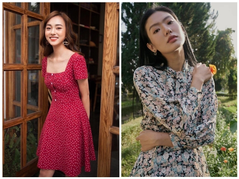chọn váy hoa nhí bản hoa to hay hoa nhỏ