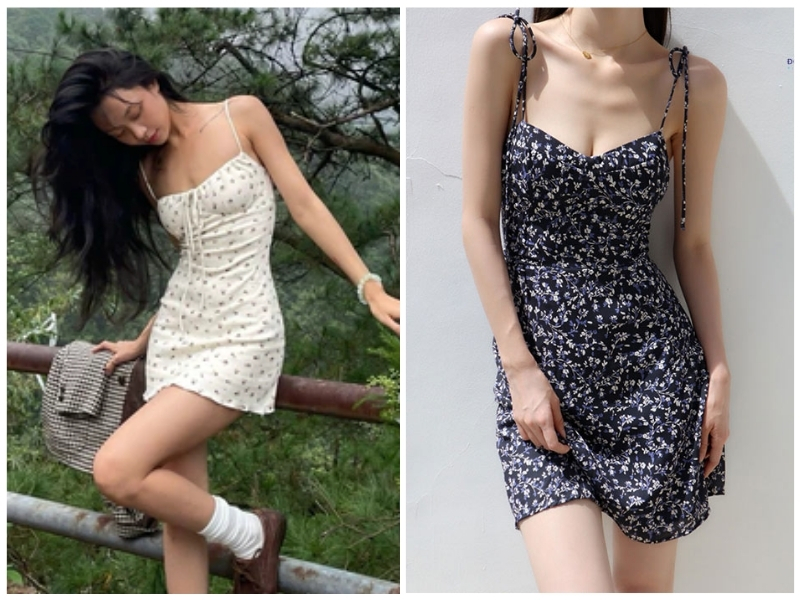 các kiểu đầm hoa nhí đẹp