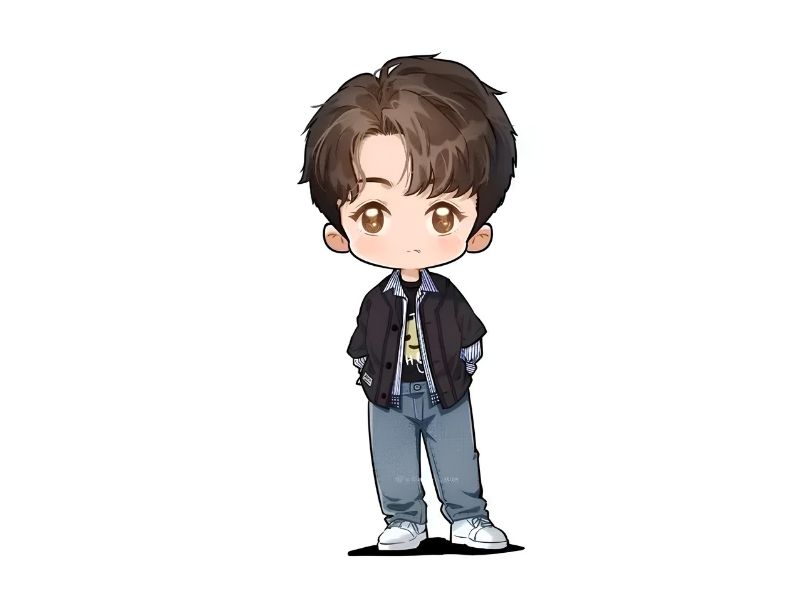 Tranh vẽ chibi nam lạnh lùng