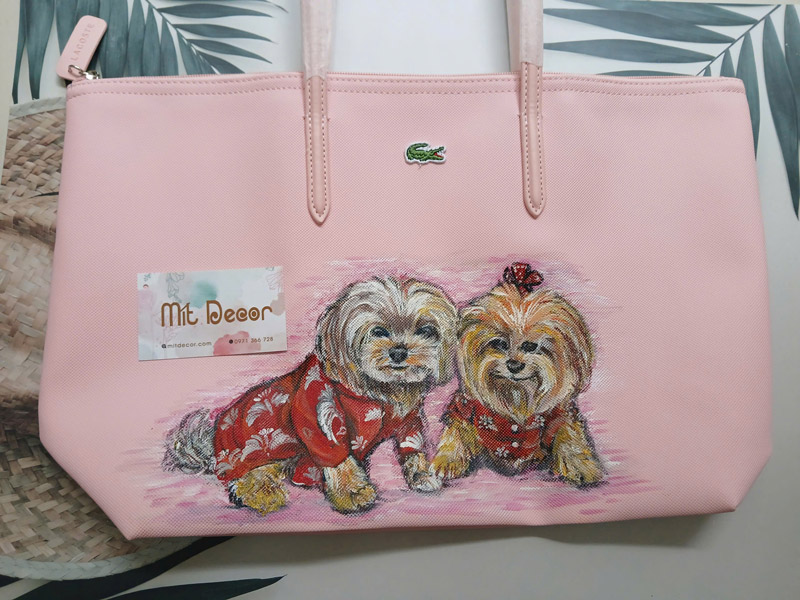 vẽ trang trí túi tote