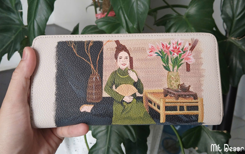 ví vẽ tay theo yêu cầu