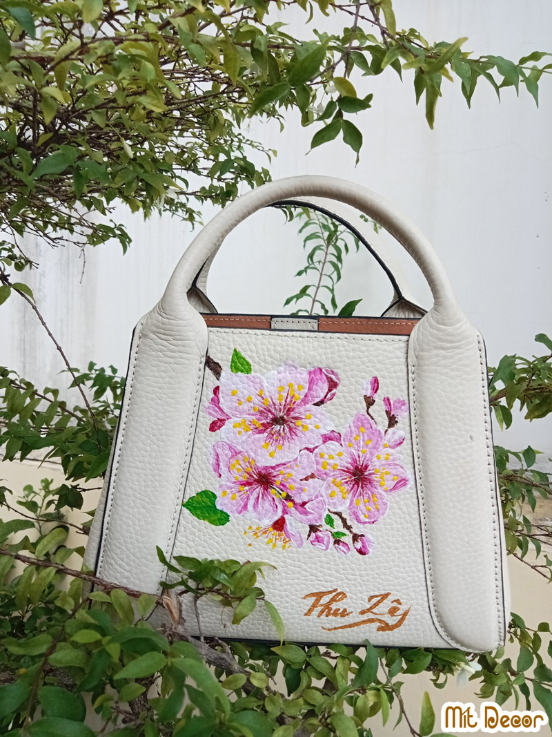 vẽ trang trí túi da