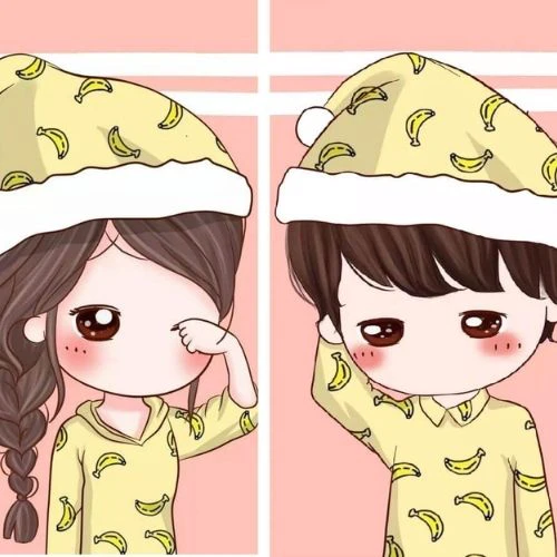 Avatar đôi cute cho cặp đôi yêu nhất dể thương, đáng yêu