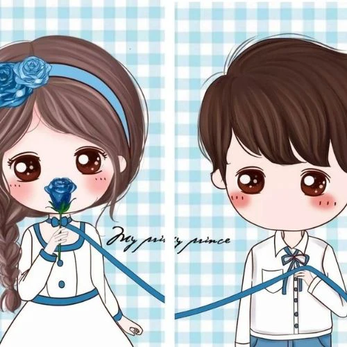 Avatar đôi cute cho cặp đôi yêu dể thương