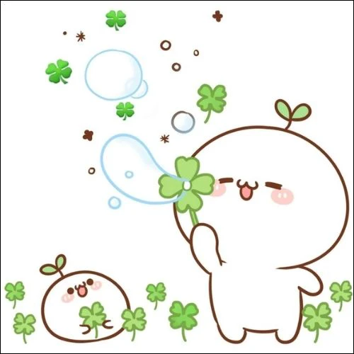 Ảnh đại diện cỏ 4 lá dể thương nhất