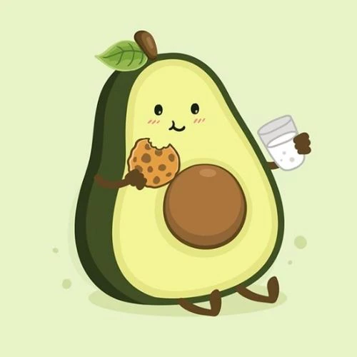Avatar quả bơ cute