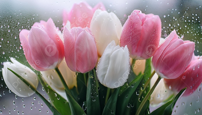 anh hoa tulip buon