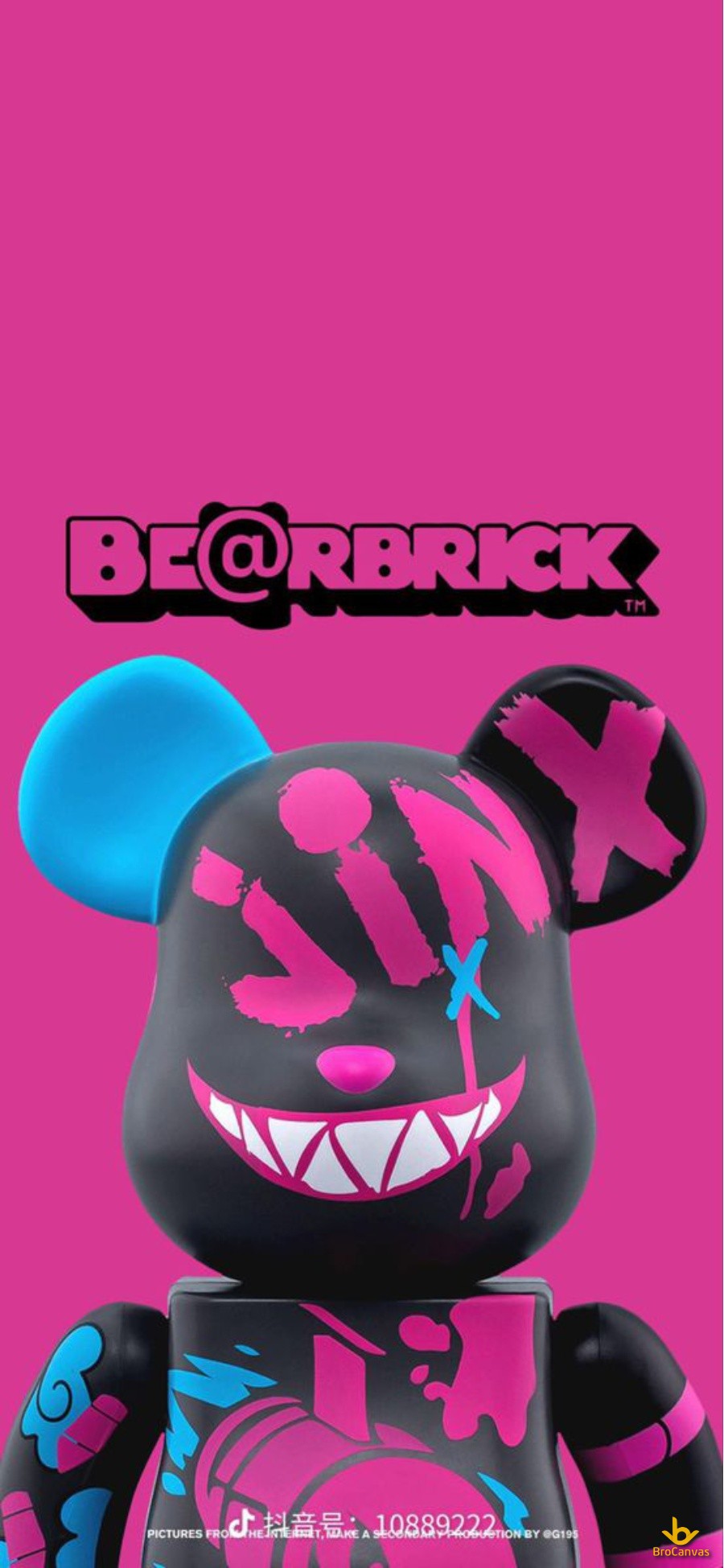 Hình nền gấu Bearbrick mang tên vị tướng Jinx