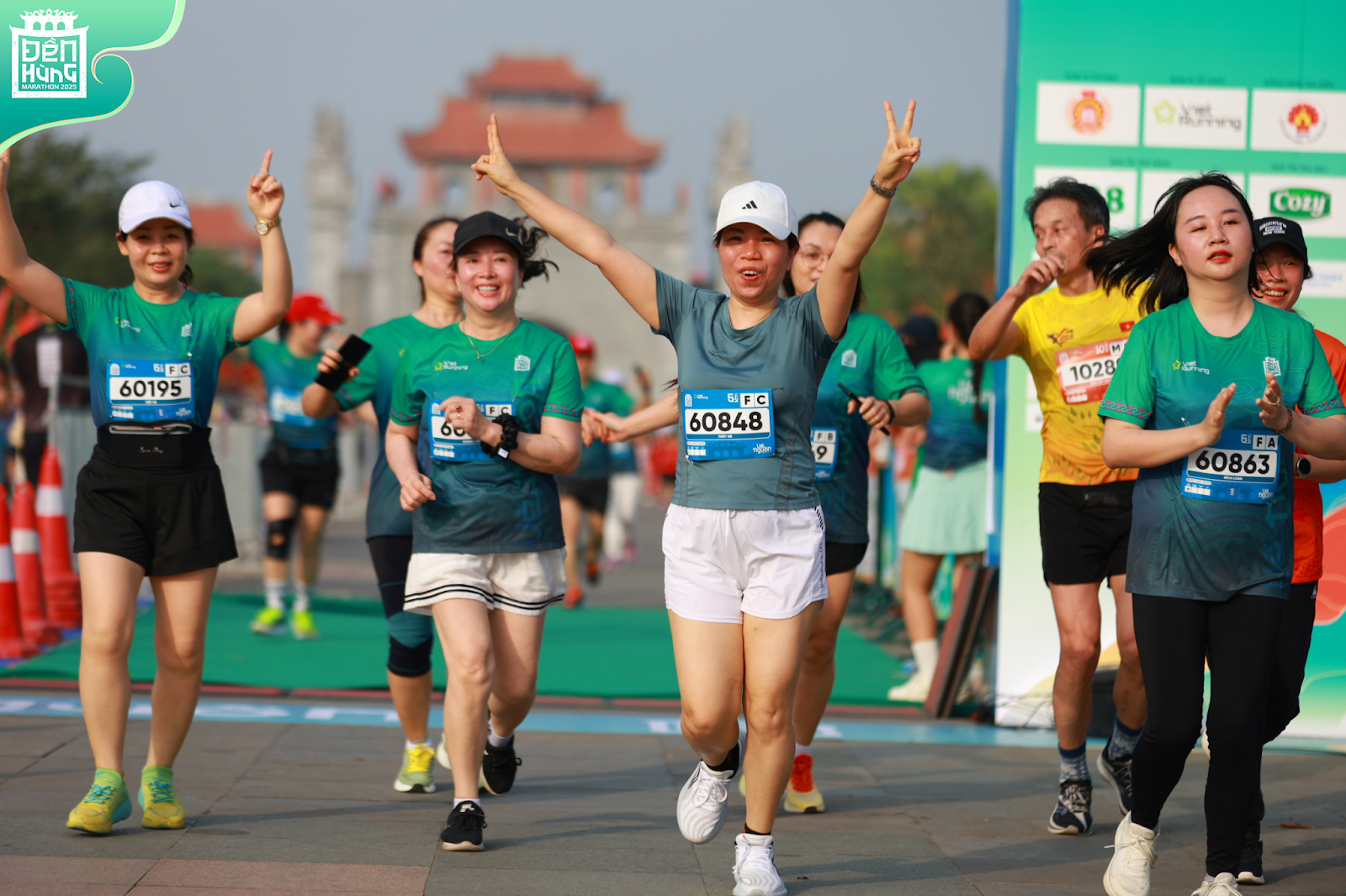 Số BIB trong giải chạy Đền Hùng Marathon 