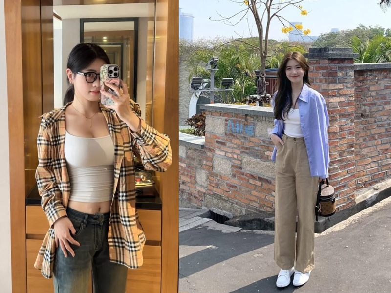 áo 2 dây mặc bên trong sơ mi