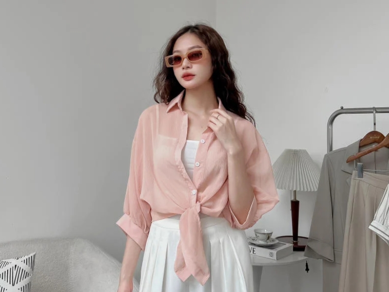áo 2 dây mặc bên trong sơ mi