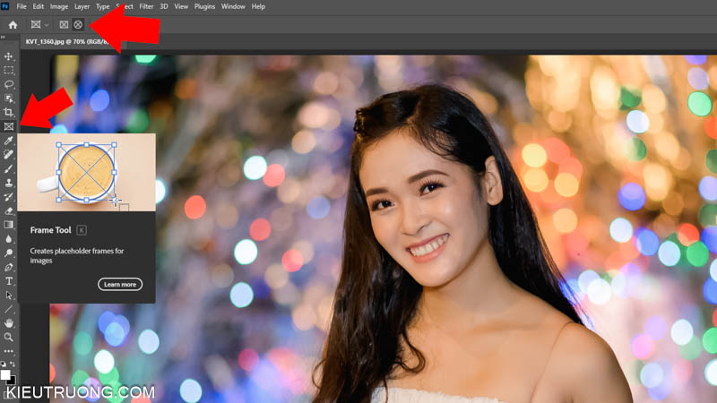 Cắt HÌNH TRÒN trong PHOTOSHOP