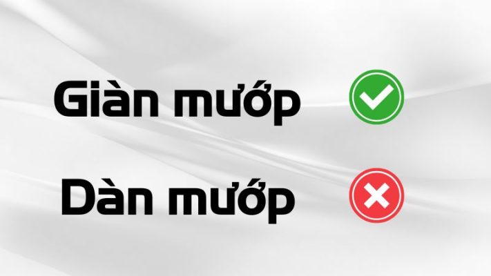 Giàn mướp hay dàn mướp là đúng chính tả?