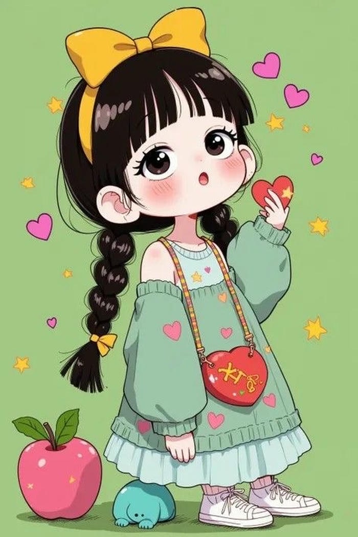 ảnh anime chibi nữ cute