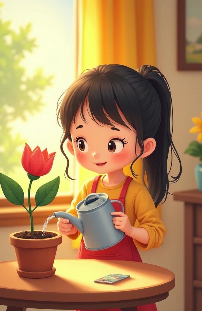 hình anime chibi cô gái dễ thương
